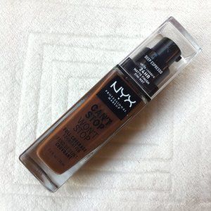 5/$15 NYX Can't Stop Won't Stop Foundation Deep Espresso Full Coverage